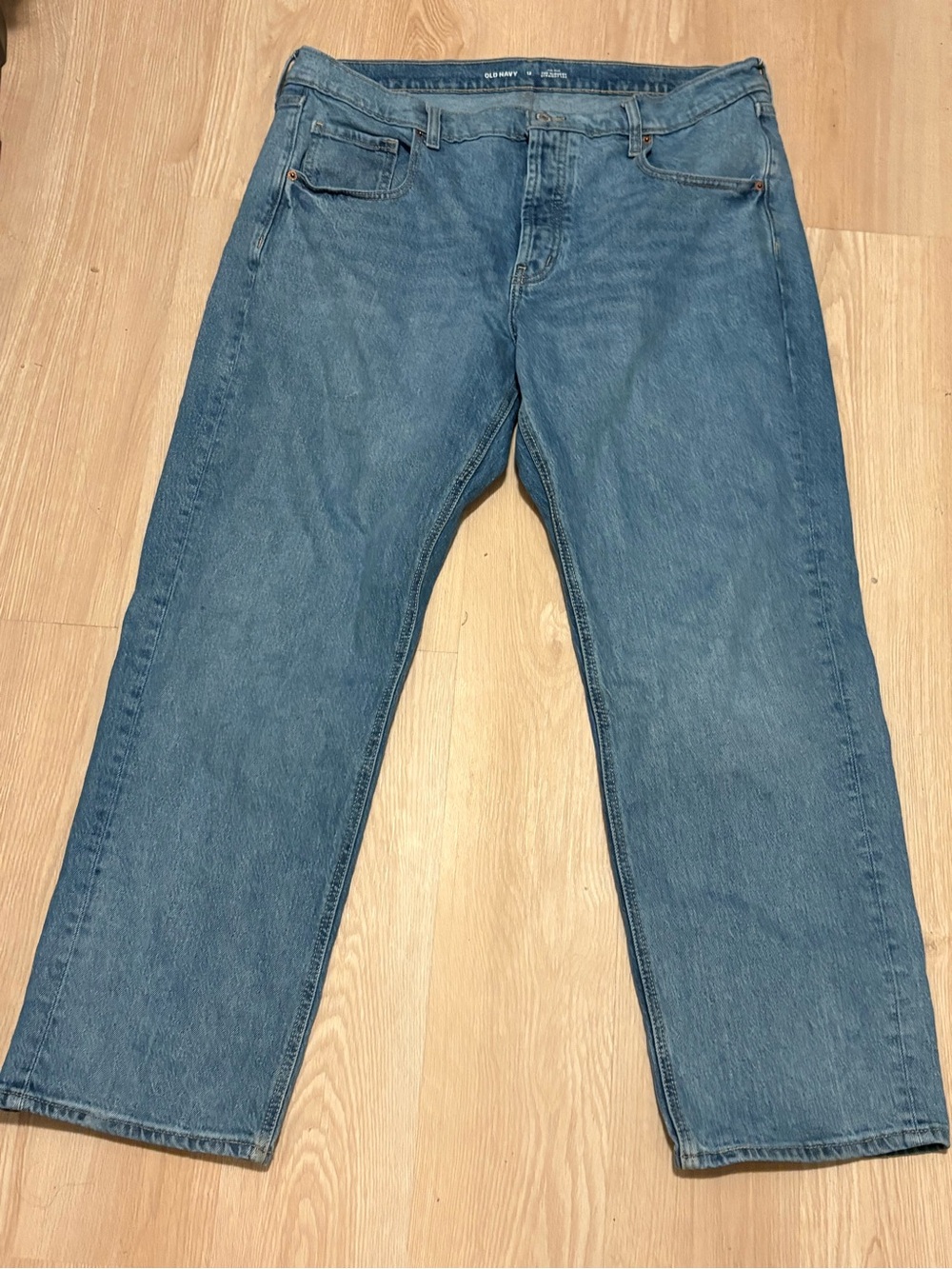 Old Navy Women's Straight-Leg Jeans - Medium Blue Wash